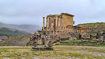 Tempio dedicato a Settimio Severo a Djemila
